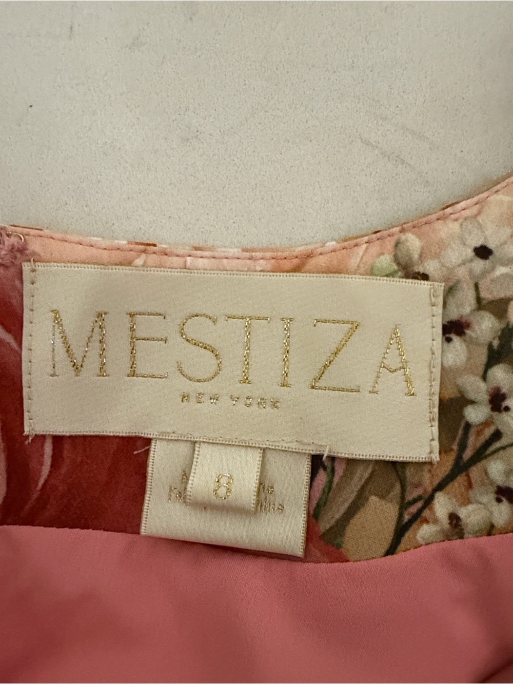 Metiza New York Perla Floral Dress. Size 8. Like New. Worn Once. - Picture 9 of 13